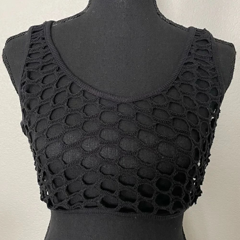 NWT Zara Mesh Crop Top